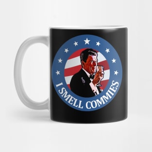 i smell commies Ronald Reagan Mug